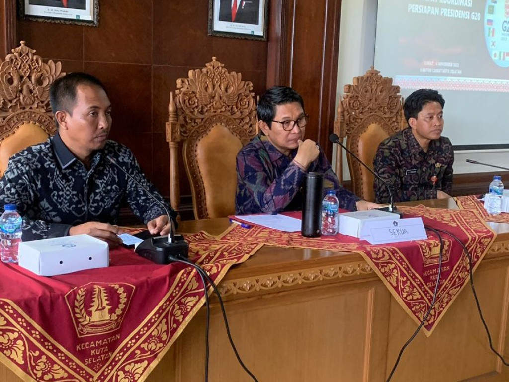 Sekda Badung Pimpin Rapat Koordinasi Persiapan Presidensi KTT G20